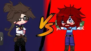 William Afton(FNAF) VS Mr.Krabs(SpongeBob)||Lazy and Mistakes||