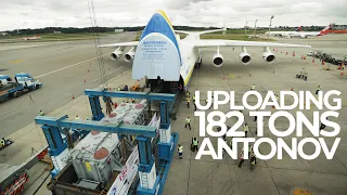 ✈ Antonov 225 UPLOADING 182 TONS - You need to see!!!