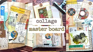 How to Create a Cool Collage Master Board and  How to Use It