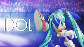 YOASOBI - アイドル/Oshi no Ko OP (Sonic The Hedgehog AI Cover)