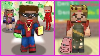 POOR STUDENTS VS RICH STUDENTS! 😱 - Minecraft
