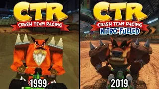 Crash Team Racing: Nitro-Fueled vs Original | Direct Comparison