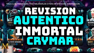 Revisando Cuentas -AUTÉNTICO INMORTAL - Crymar - ¿Es Bueno Ir Directo Al Título Más Alto De MCOC?