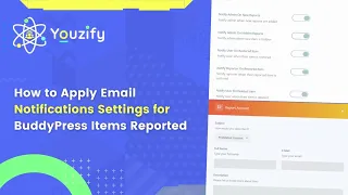 How to apply Email Notifications settings for the BuddyPress Items Reports