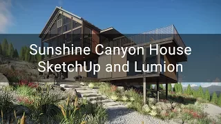 Sunshine Canyon House - SketchUp, Lumion