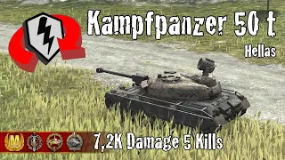 Kampfpanzer 50 t  |  7,2K Damage 5 Kills  |  WoT Blitz Replays