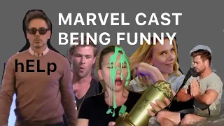 The Marvel Cast being on Crack for 6 minutes and 42 seconds