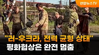 "러-우크라, 전력 균형 상태"…평화협상은 완전 멈춤 / 연합뉴스TV (YonhapnewsTV)