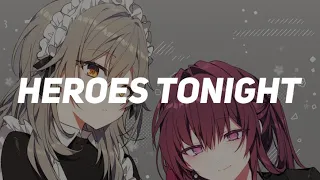 [Nightcore] Heroes Tonight - Janji (Lyrics)