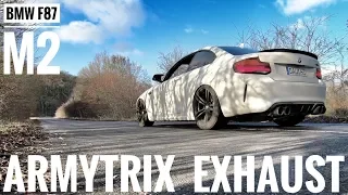 BMW F87 M2 | ARMYTRIX exhaust | LOUD sounds | Launch Control | Revs |...| Alex Hardt