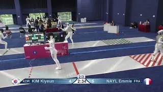 2024 457 T64 30 F F Individual Shanghai ITA GP 8 NAYL FRA vs KIM KOR