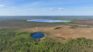 Озера Псковского района: озеро Глухое и  Большое