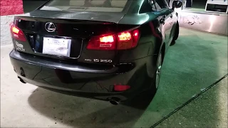 2008 Lexus IS 250, Muffler Delete, Full And Partial Throttle Exhaust Sound