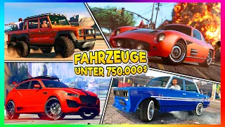 TOP 10 BESTE AUTOS UNTER 750.000$ IN GTA ONLINE!