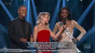 Miss USA 2016 Gives A Powerful Answer For Women In Military