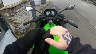 Cruisin’ and bruisin’ on the Kawasexy ninja 650 KRT