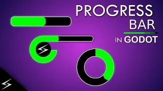 Every Type of Progress Bar available in Godot | Dicode