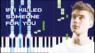 Alec Benjamin - If I Killed Someone For You Piano Tutorial EASY (Piano Cover)