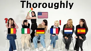 Europeans Try to Pronounce Difficult English Words!!