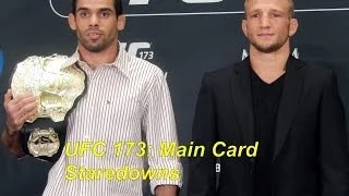 UFC 173: Main Card Staredowns