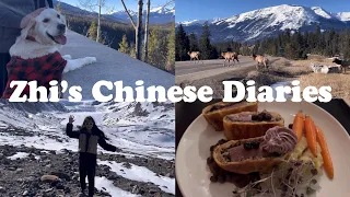 Chinese vlog| Learn Chinese| family trip, weekend getaway, national park, glacier, wild animals ❄️