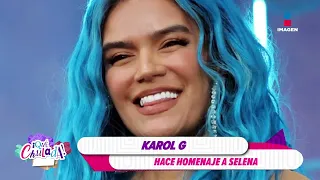 Karol G hace homenaje a Selena Quintanilla con su nueva canción | ¡Qué Chulada!