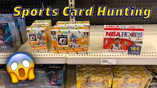 *Optic Football Megas in the Wild?! 🤯 Sports Card Hunting! We Pulled a $500+ Card! 🔥🔥