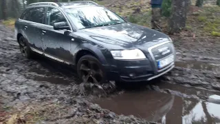 Audi a6 c6 3.0tdi allroad offroad drive