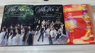 unboxing TWICE WITH YOUTH albums