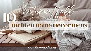 10 Ways To Upcycle Thrifted Items into Fall Decor🍁Sweater Projects #diy  #homedecor  #fall