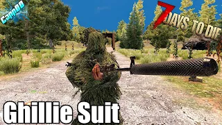 7 Days To Die - Ghillie Suit - How Well Does It Work? (Alpha 19)