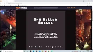Beating One Button Bosses (Hard)