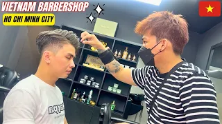 ASMR - 💈Vietnam Barber Shop - Haircut, head massage and styling - The most amazing relaxing sounds!