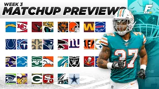 Week 3 Matchup Previews | Every Game, Every Player + Injury Updates (2021 Fantasy Football)