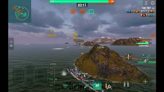 WoWs Blitz - Hsienyang Gameplay (respawn mode)