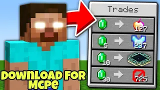 Minecraft but Herobrine Trades OP Items  for Mcpe| Mediafire link | Minecraft But addon