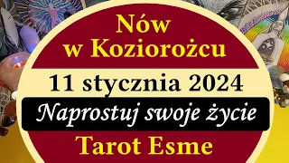 🌘🌑🌒Nów w Koziorożcu♑11.01.2024 - tarot, czytanie tarota, horoskop @TarotEsme