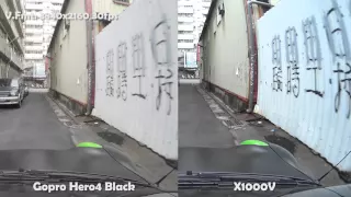 Gopro Hero4 Black VS SONY FDR-X1000V 4K Daylight