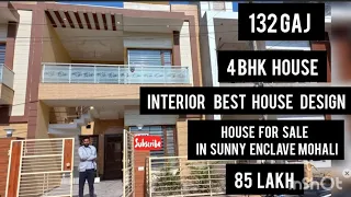 132 gaj luxury 4bhk// south facingn// kothi for sale sunny enclave sector 125