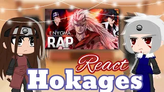 Hokages reagindo ao "rap dos uchihas"(Enygma)•||•{gacha club} Naruto