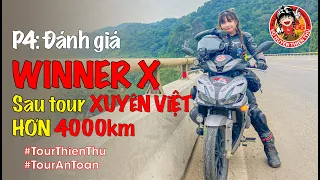 P4 Đánh Giá Winner X 2022 sau tour Xuyên Việt hơn 4000km của một cô gái I #ThienThuTouring