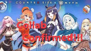 Official Collab Information!!! HoloMyth Is going Counterside!!! (Counterside)