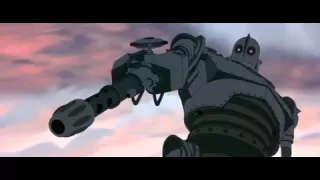 Iron Giant fight scene