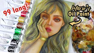 ✨Finally Oil Paint!✨ Marie's Oil Paint, Linseed Oil & Varnish Review