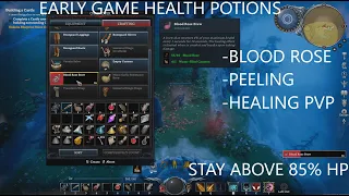 V Rising Beginner Tips - How to Farm Blood Rose for Potions Keeping your Health Up Peeling Backward