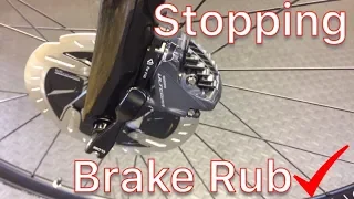 How To Stop Brake Rub Shimano Road Disc Brakes
