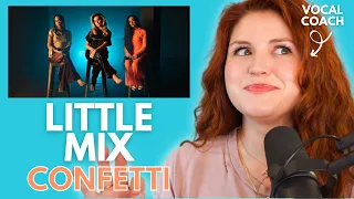 LITTLE MIX I "Confetti" I Vocal Coach Reacts!