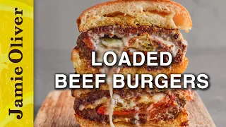 Loaded Beef Burger | Jamie Oliver | ONE