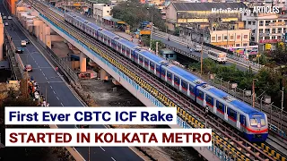 ICF Commissions first CBTC Rake in Kolkata Metro || MetroRail Blog