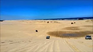 Stockton beach 4wding - hilux